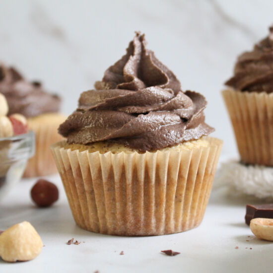 Chocolate Hazelnut Cupcakes