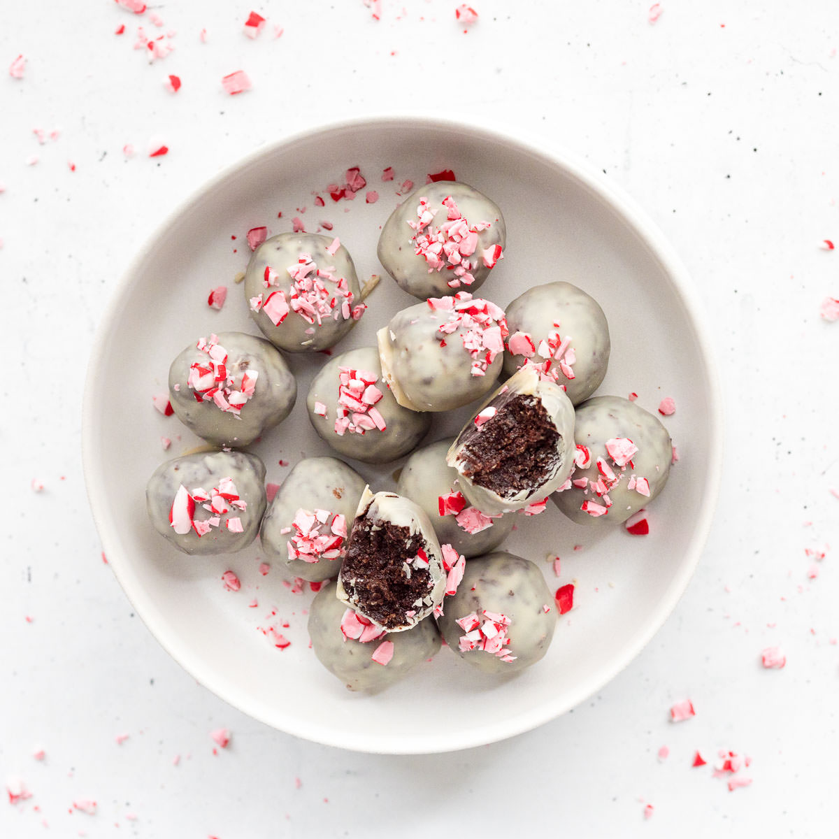 Chocolate Peppermint Protein Balls