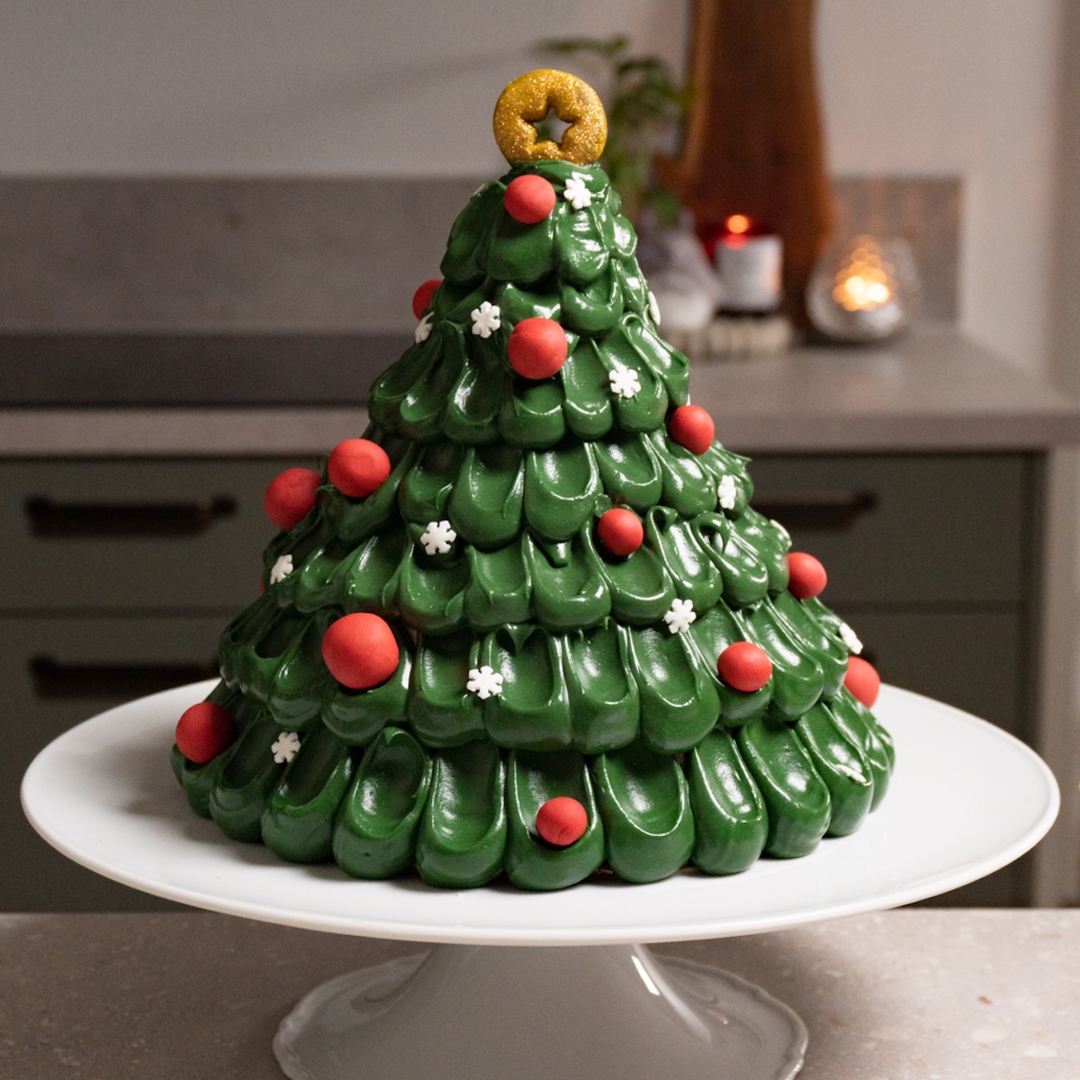 Christmas Tree Cake