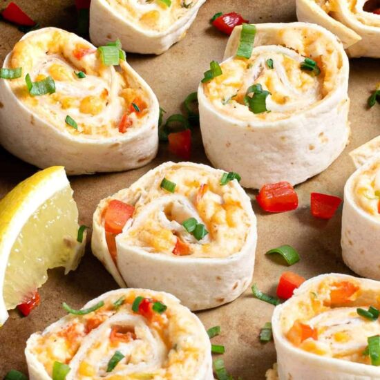 Baked Crab Pinwheels