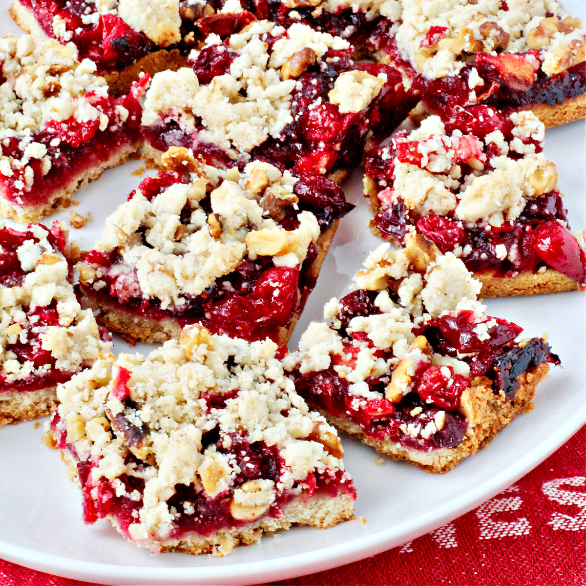Cranberry Apple Walnut Bars