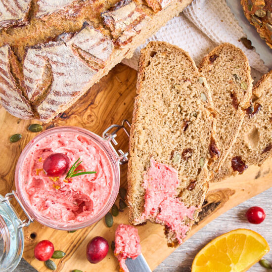 Cranberry Buckwheat Sourdough Bread