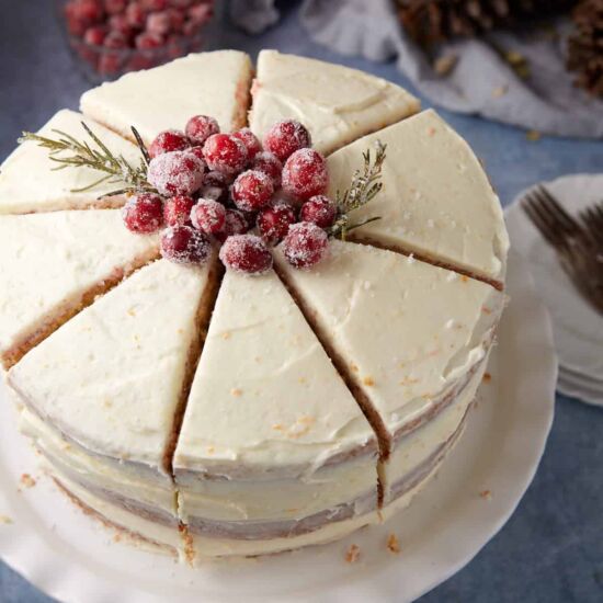 Moist Cranberry Cake