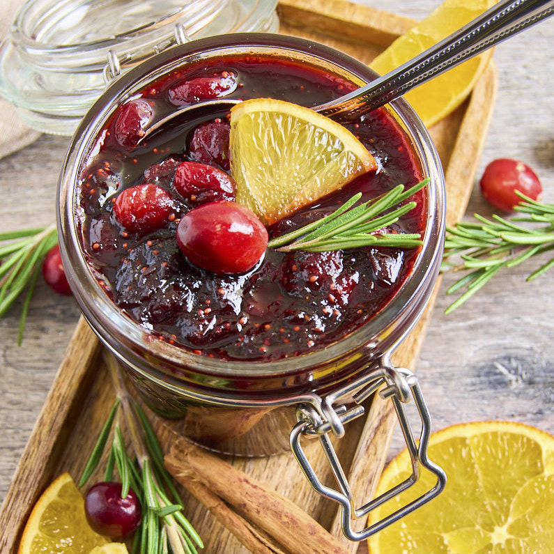 Cranberry Sauce with Port and Cleme