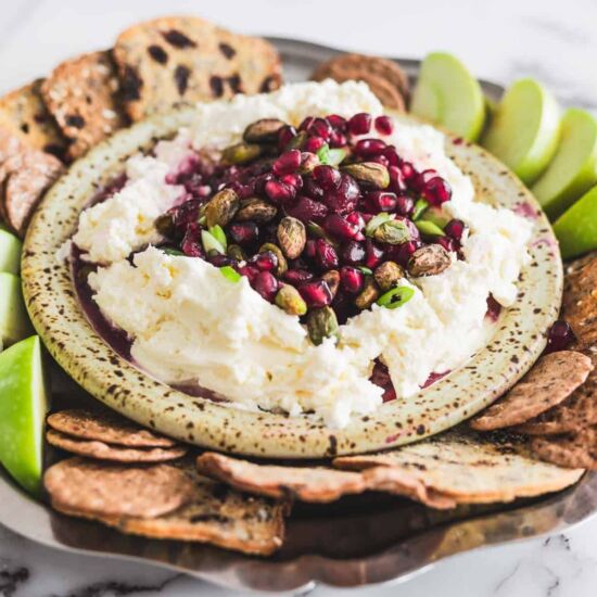 Cranberry Dip With Pomegranates
