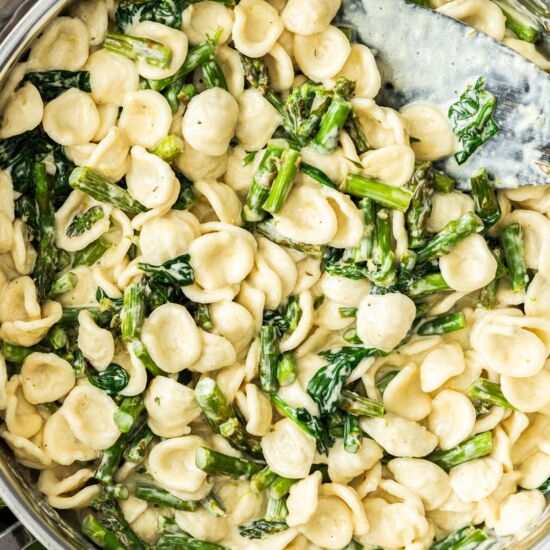 Creamy Asparagus Pasta