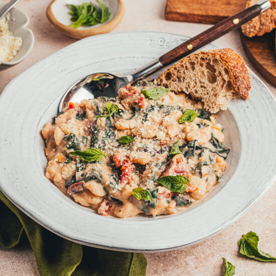 High Protein Creamy Butter Beans