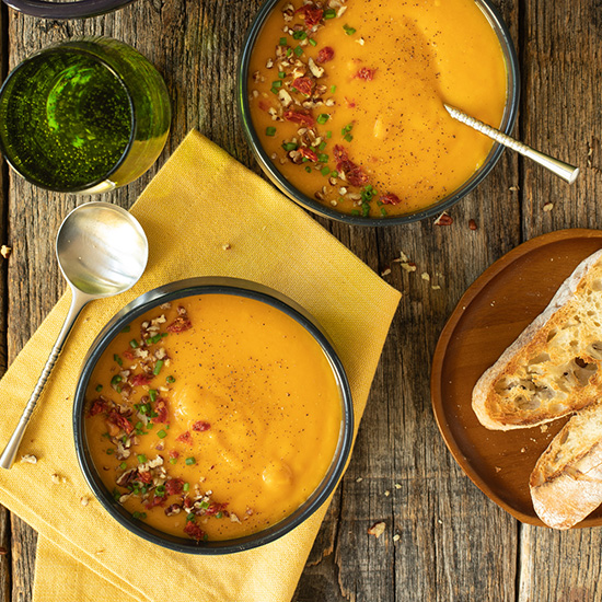 Creamy Oven Roasted Butternut Soup