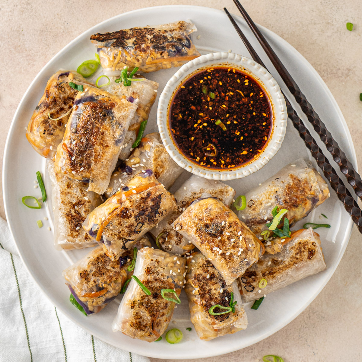 Crispy Rice Paper Dumplings