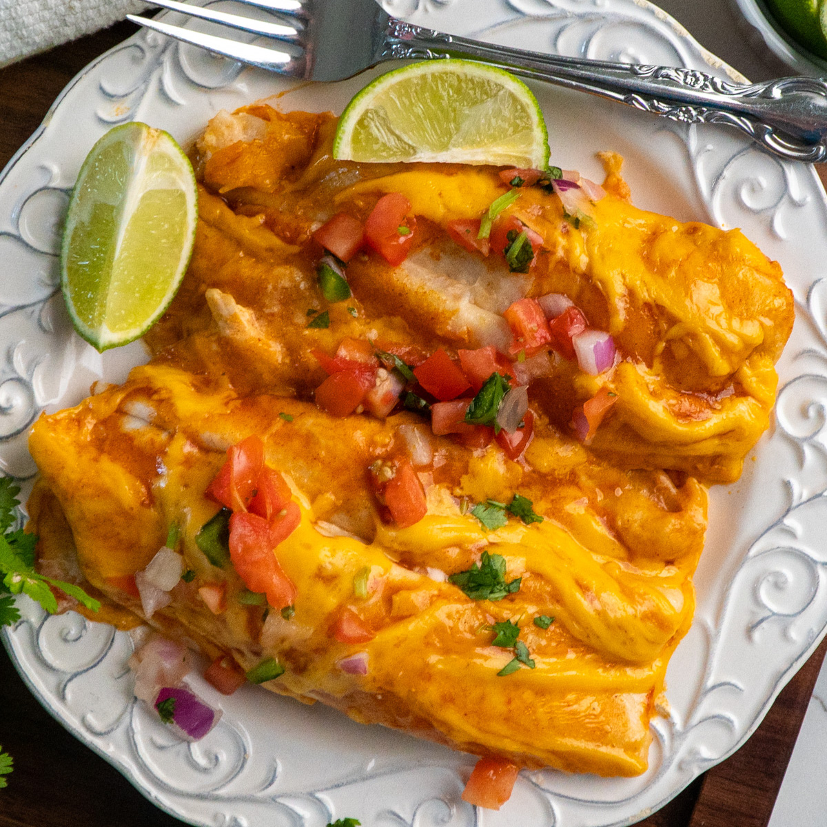Crock Pot Chicken Enchiladas