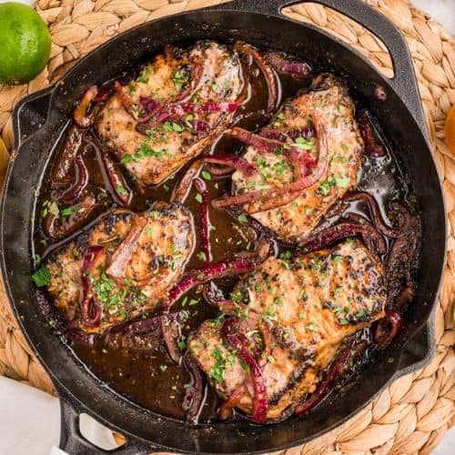 Cuban Mojo Pork Chops