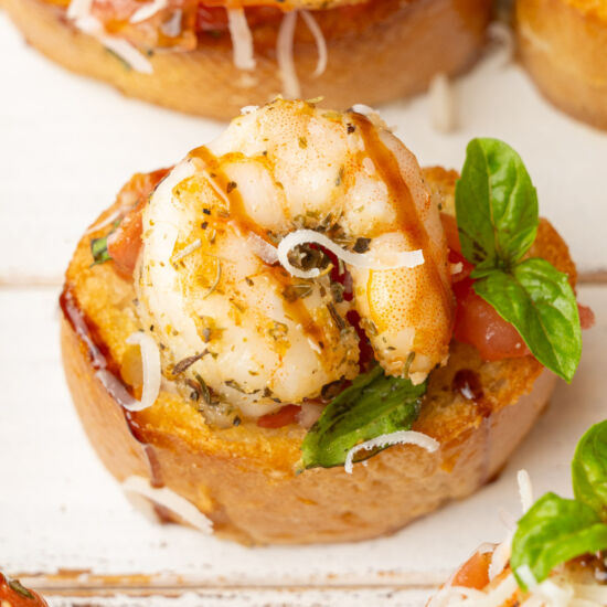 15-Minute Shrimp Bruschetta