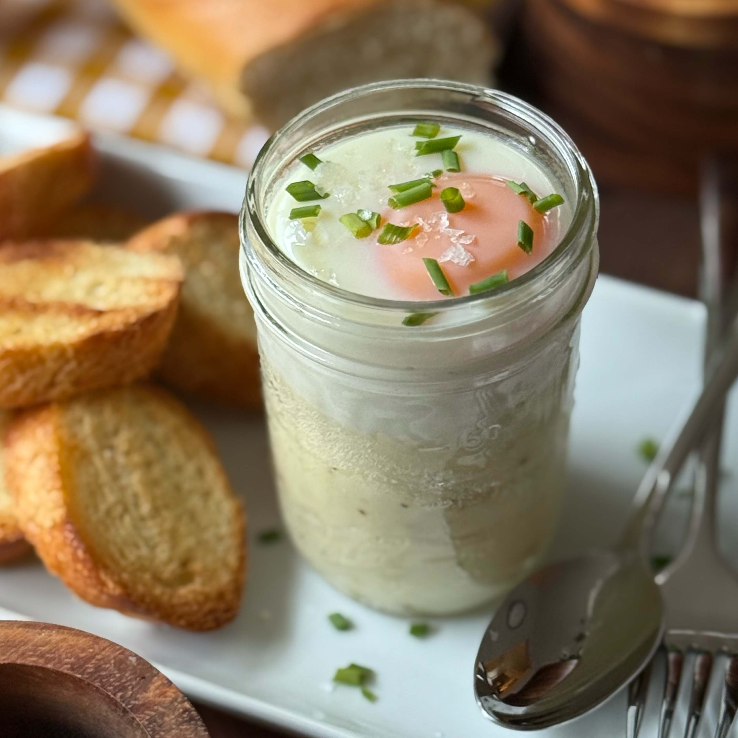 Coddled Eggs with Potato Purée