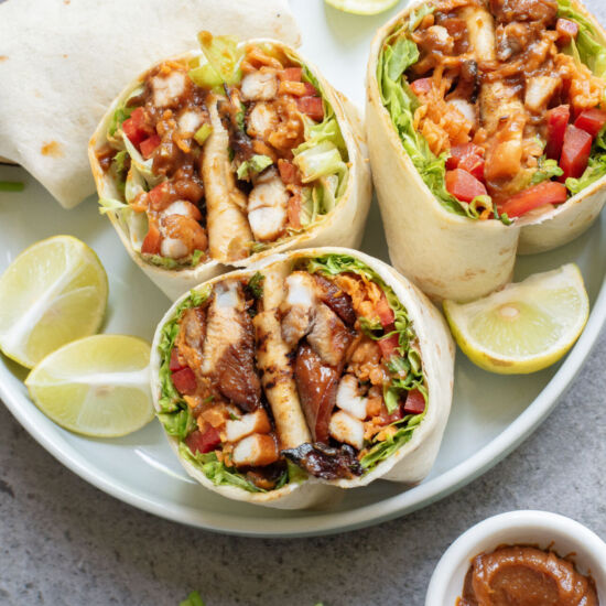Asian Chicken Wraps