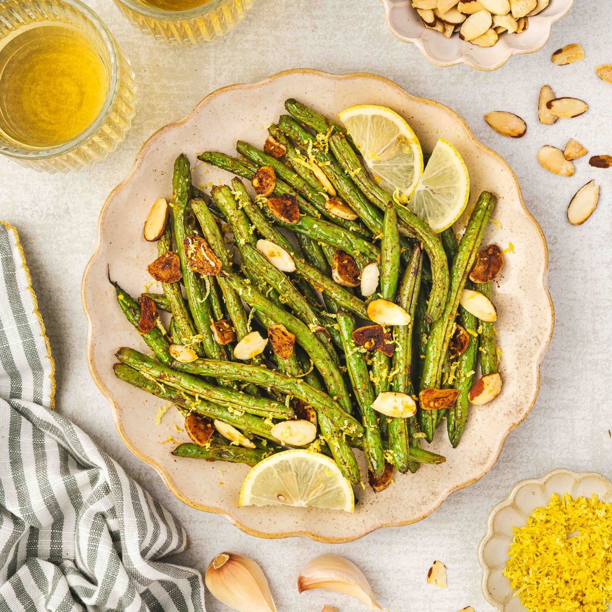 Garlic Roasted Green Beans