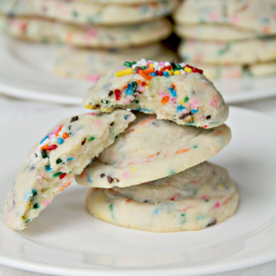 Soft Funfetti Sugar Cookies