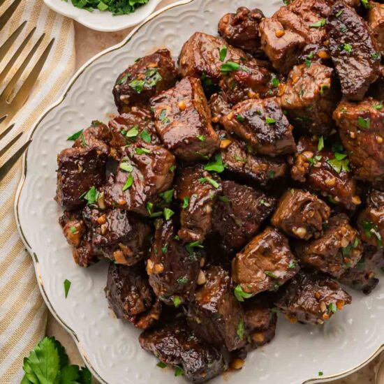Garlic Butter Steak Bites