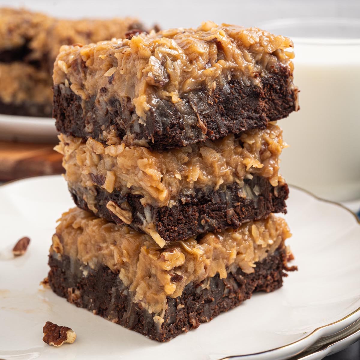 German Chocolate Brownies