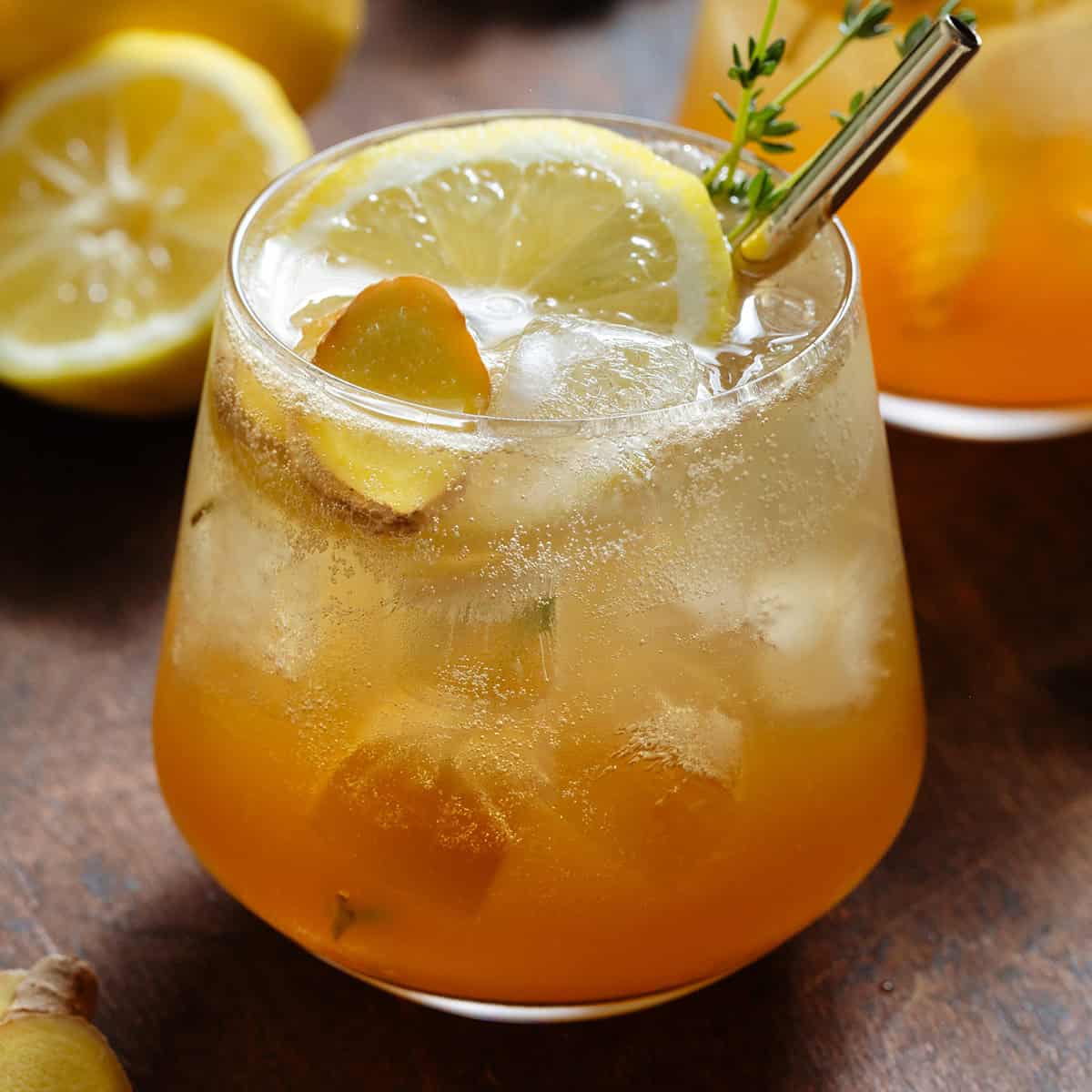 Ginger Bourbon Cocktail