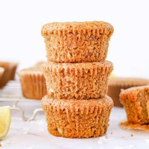Gluten Free Lemon Coconut Muffins