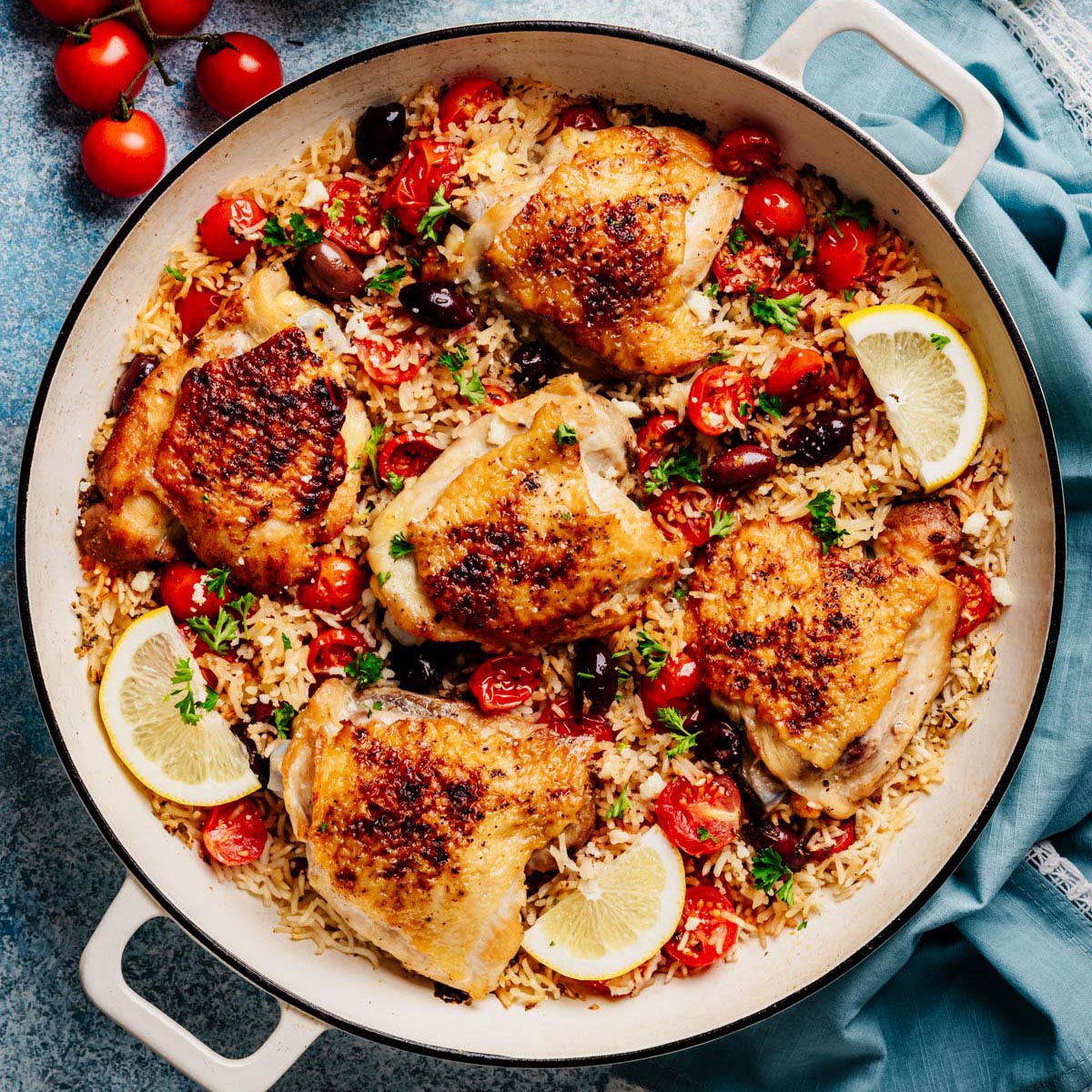 Greek Chicken and Rice