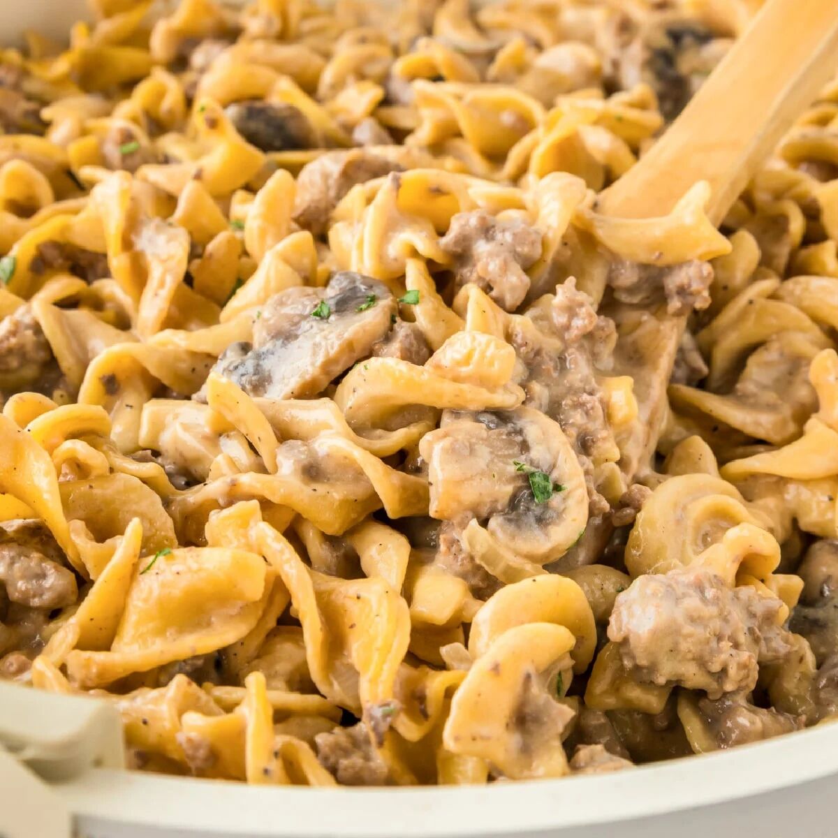 Ground Beef Stroganoff (One Pot)