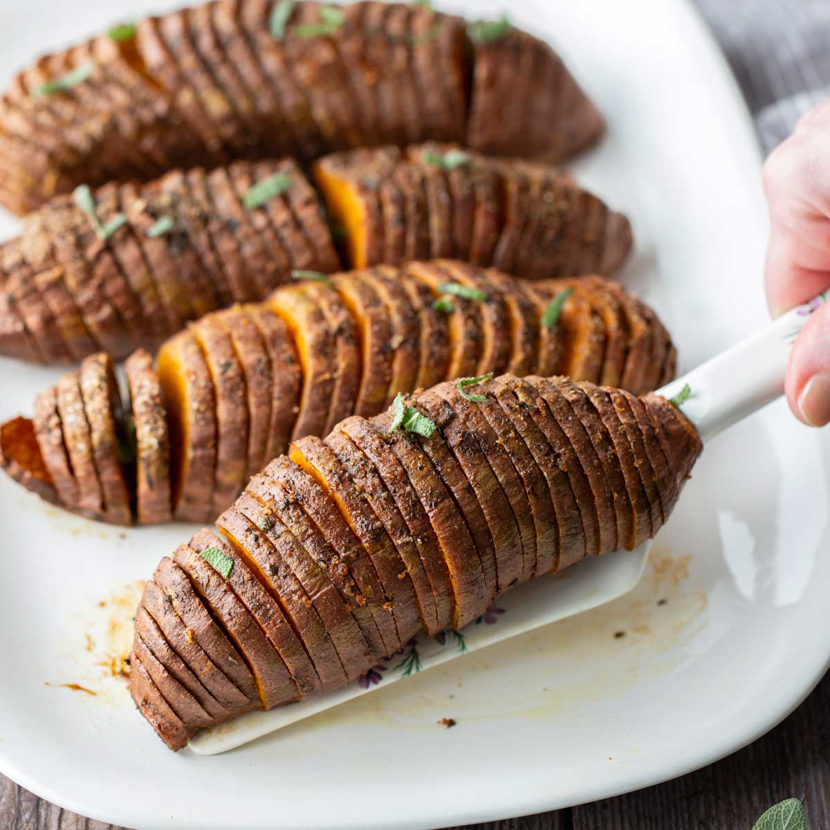 Hasselback Sweet Potatoes