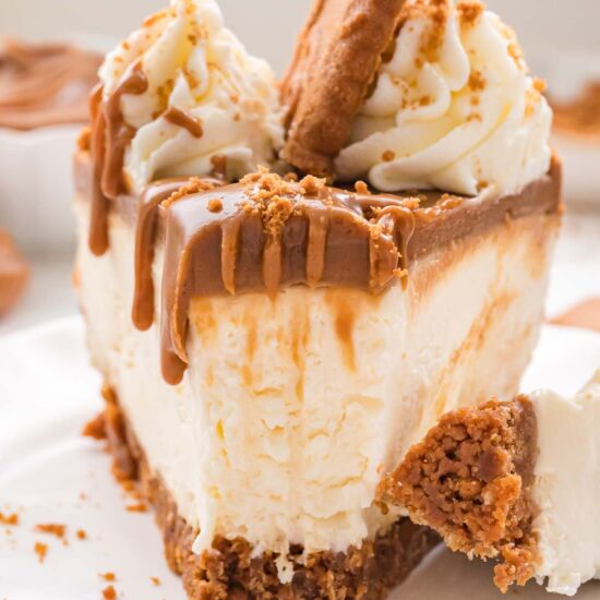 No-Bake Biscoff Cheesecake