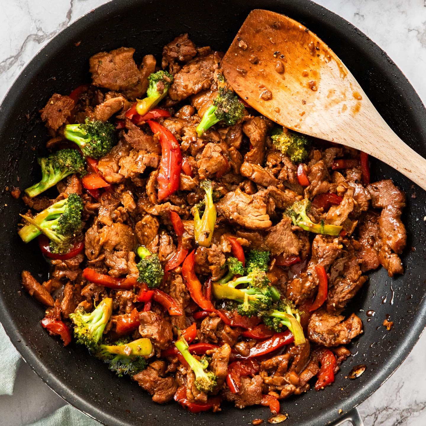 Honey Pepper Pork Stir Fry