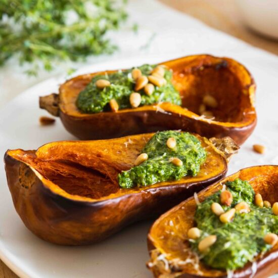 Roasted Honeynut Squash with Pesto