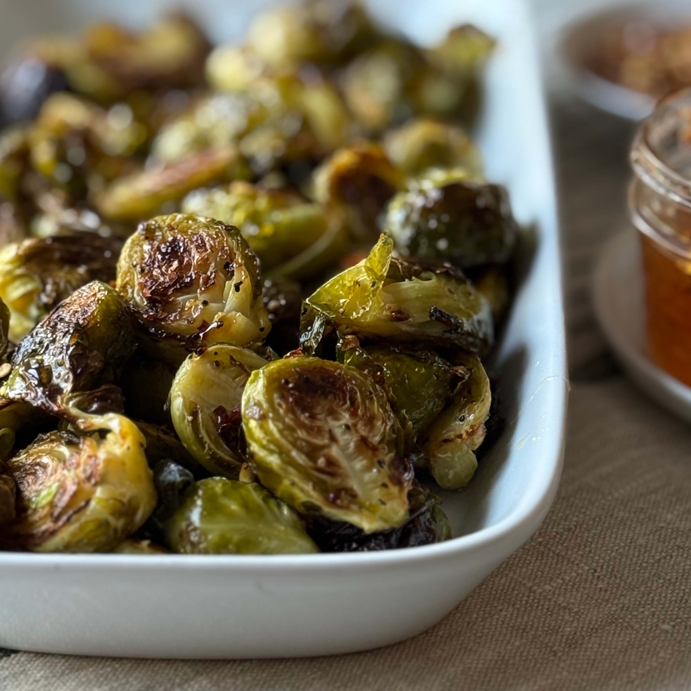 Hot Honey Brussels Sprouts