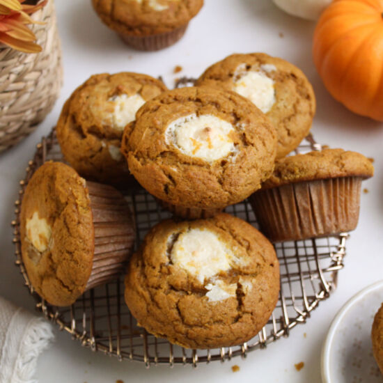 Pumpkin Cream Cheese Muffins