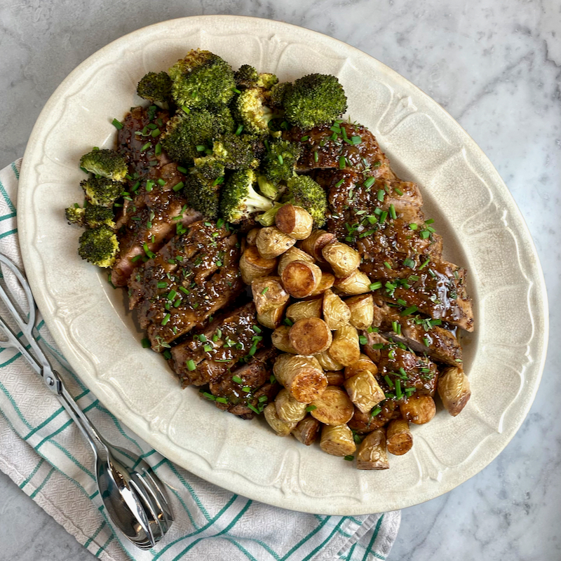 Dijon-Cider Pork Tenderloin