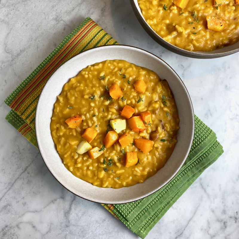 Winter Squash & Apple Risotto