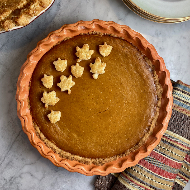 Pumpkin Pie with Shortbread Crust