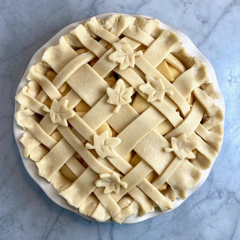 Cider & Salted Caramel Apple Pie