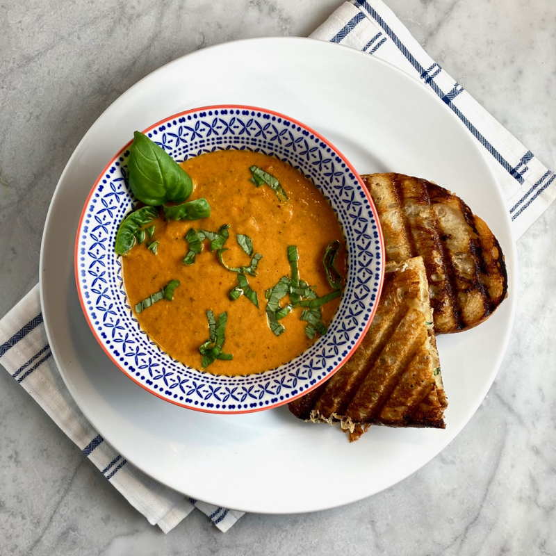 Butter-Roasted Tomato Soup