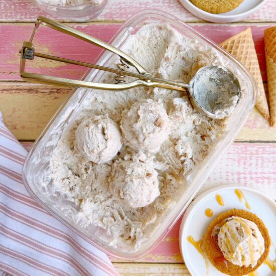 No Churn Apple Pie Ice Cream