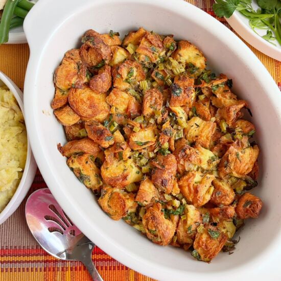 Herby Croissant Stuffing