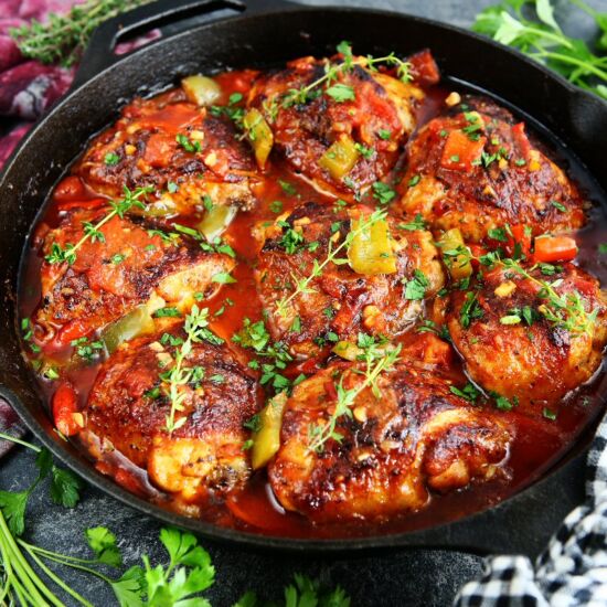 Poulet Basquaise