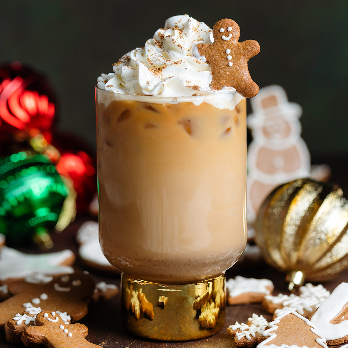 Iced Gingerbread Latte