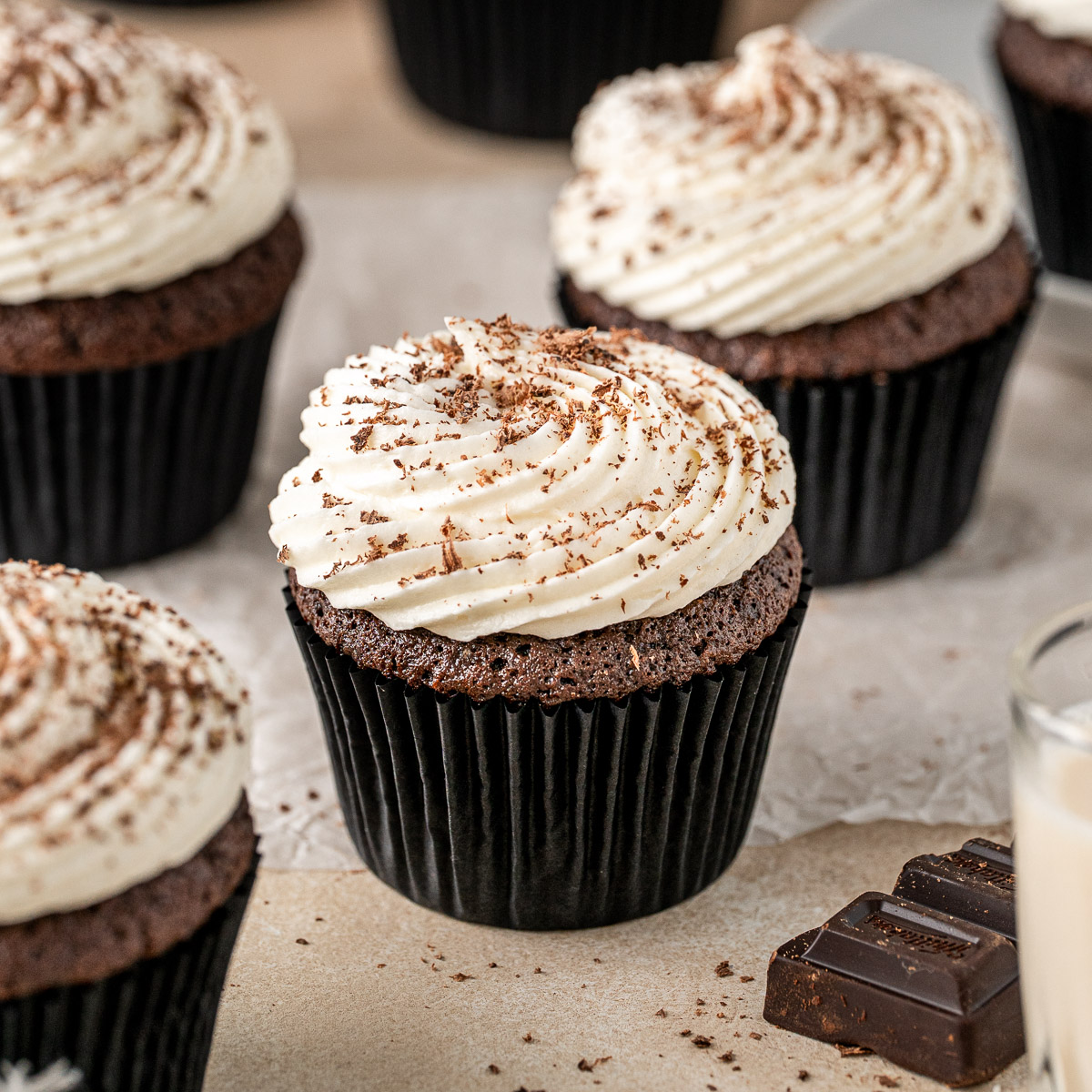 Irish Cream Cupcakes