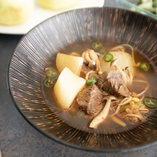 Korean Spicy Beef and Radish Soup
