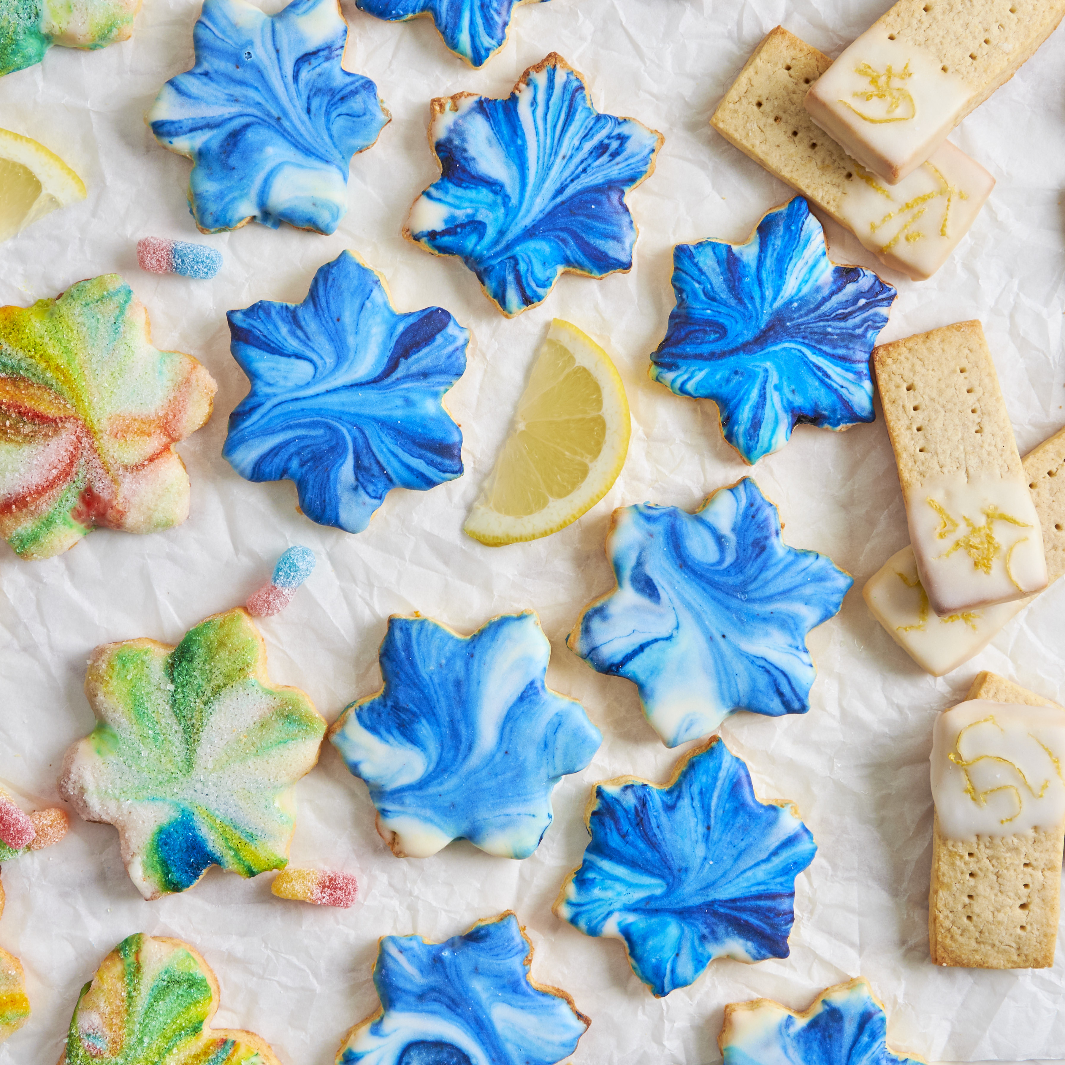 Lemony Sourdough Protein Shortbread