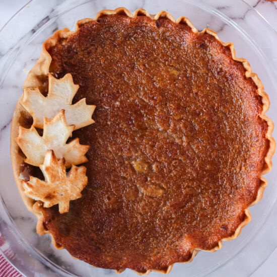 Canadian Maple Syrup Pie