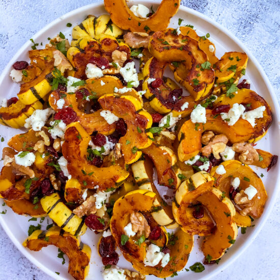 Maple Roasted Delicata Squash