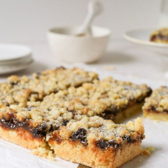 Mince Pie Crumble Slices