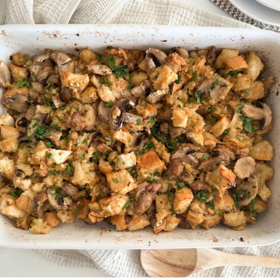Mushroom and Sausage Stuffing