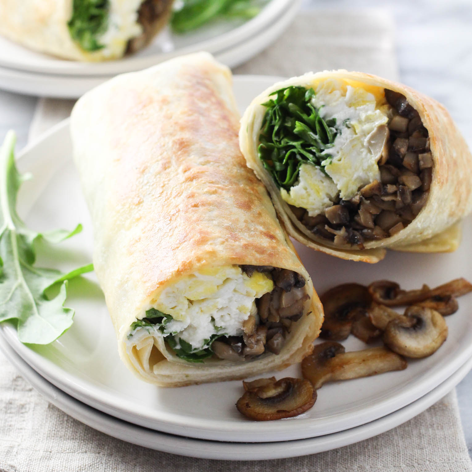 Easy Mushroom Wrap