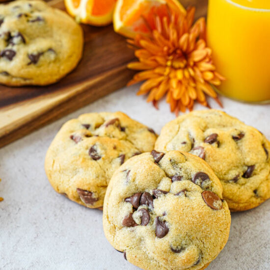Orange Chocolate Chip Cookies